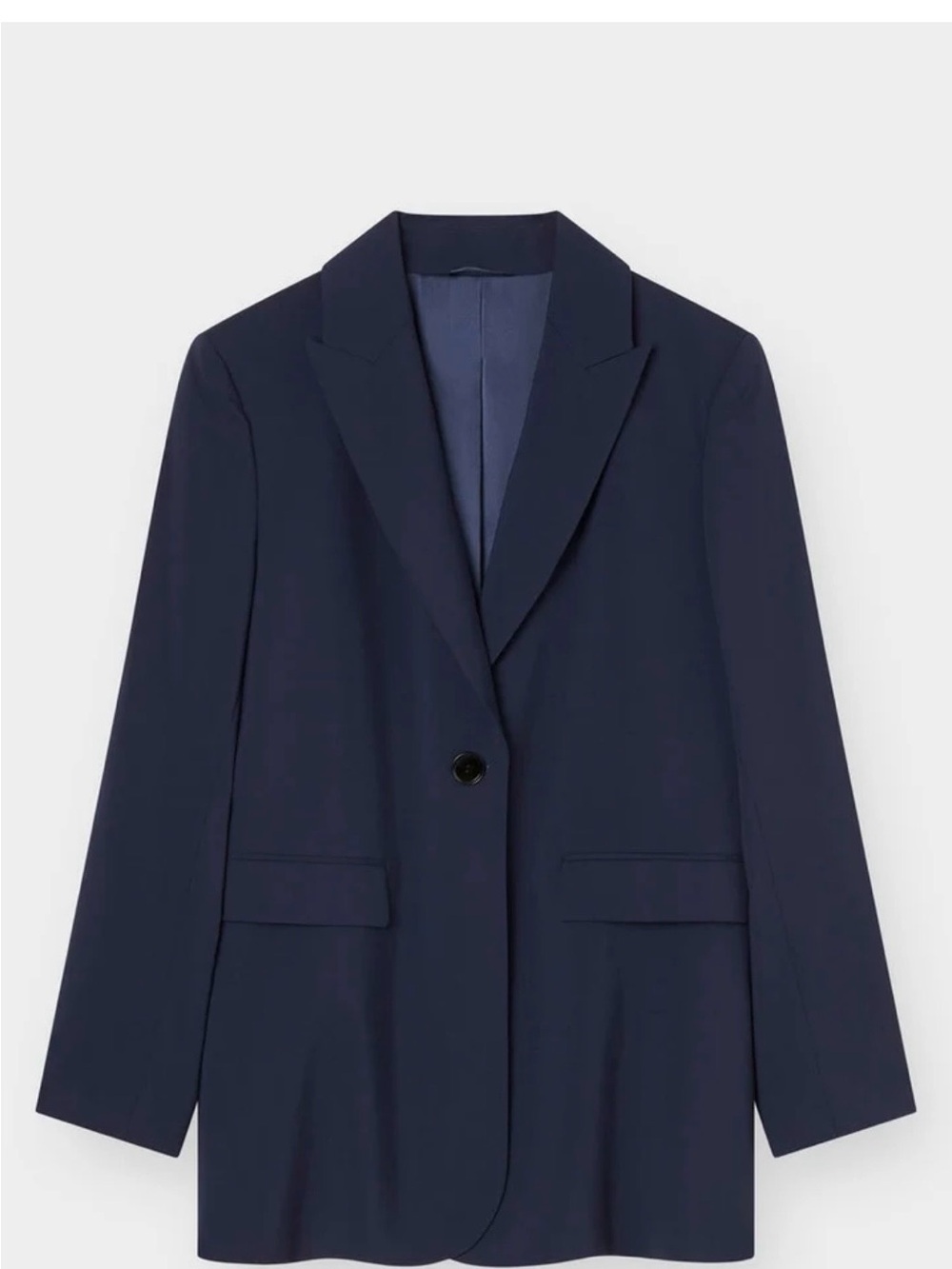 The Curated brand  Navy Blazer, size M